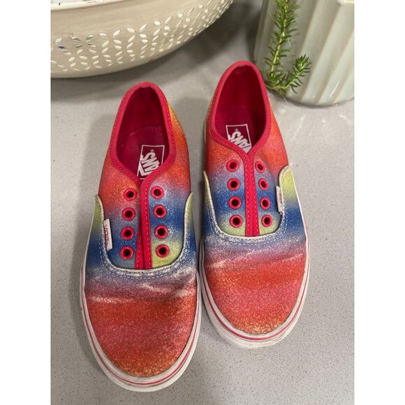 Vans Rainbow Glitter sz 2.5 Kids - Picture 1 of 6